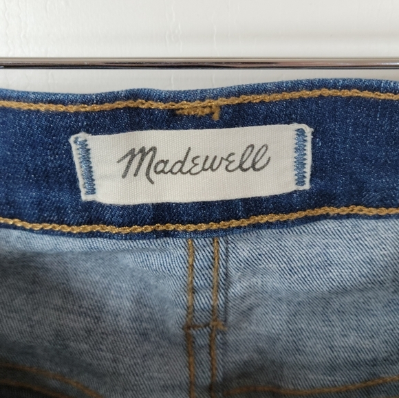 Madewell 10" High Riser Skinny Skinny Raw Hem Jeans Size 25S - Picture 4 of 11